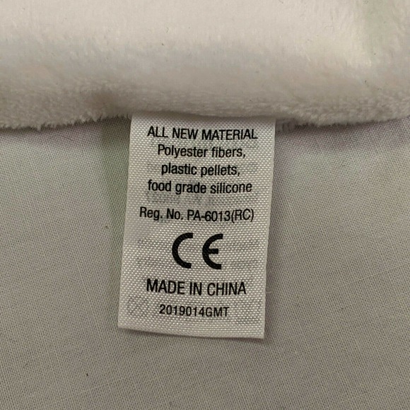 Booginhead Pacipal Puppy Dog White Tan Baby Lovey Security Blanket Teether - Picture 5 of 9